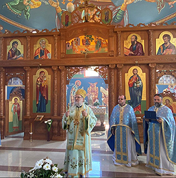 Епископ Василије осветио фрескопис Успенске цркве у Шидском Истоку
