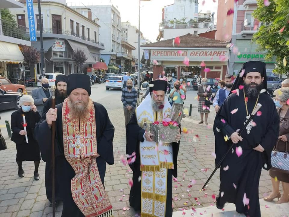 Η Καρδίτσα υποδέχθηκε την Τιμία Κάρα του Αγίου Σεραφείμ