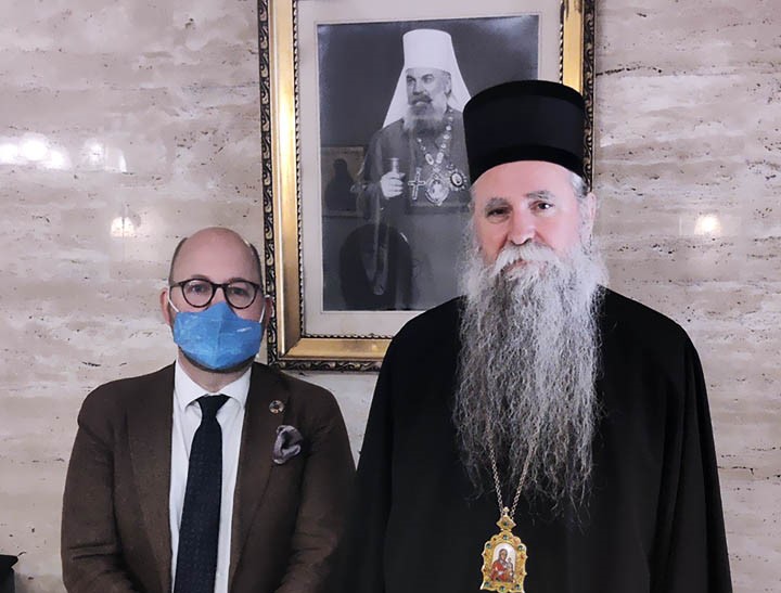 Сусрет Епископа Јоаникија и представника УН Петра Лундберга