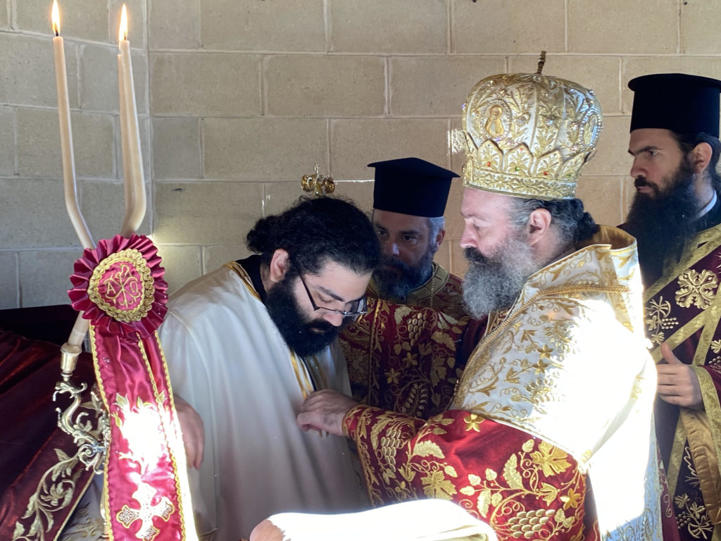 Χειροτονία διακόνου στην Μονή Αγίου Γεωργίου στην Αυστραλία