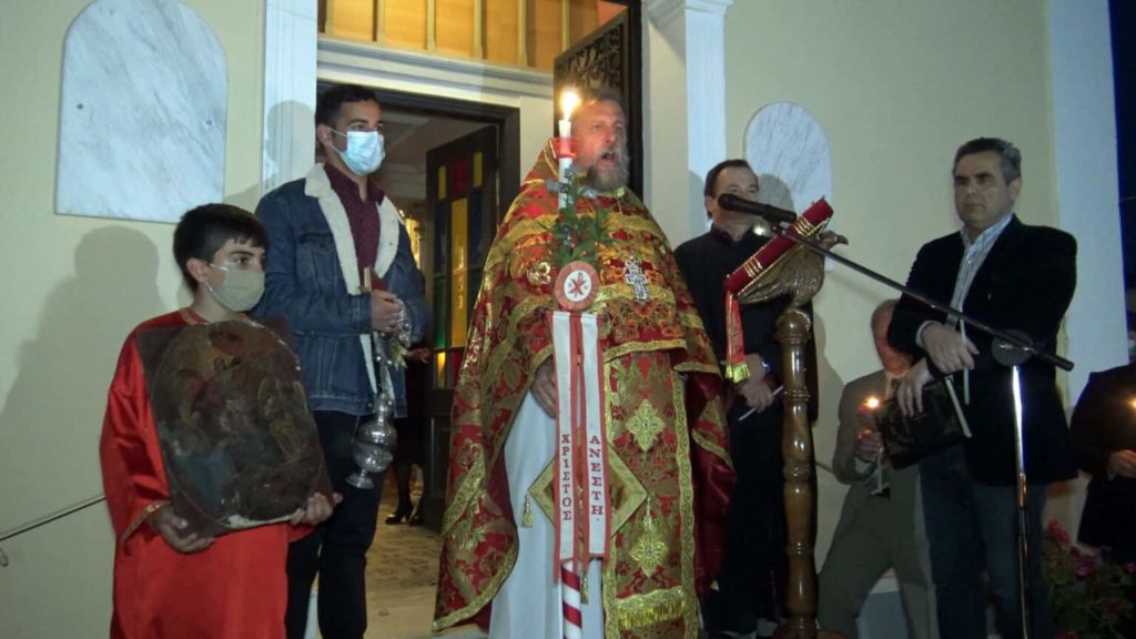 H Ακολουθία της Αναστάσεως στον Ιερό Ναό Φανερωμένης Βανάτου Ζακύνθου
