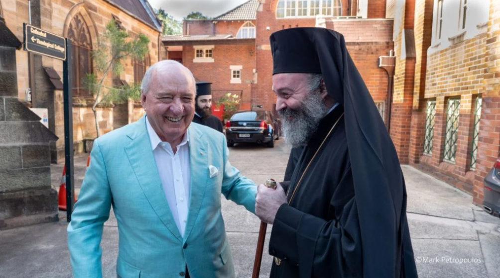 Alan Jones visits the Holy Archdiocese of Australia