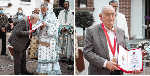 Признање за дугогодишњу жртву и љубав према Цркви