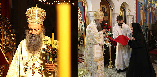 На Васкршњи уторак Патријарх богослужио у манастиру Ваведења Пресвете Богородице