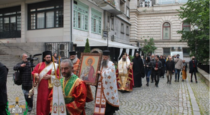 Богослужения и литийно шествие в чест на св. мчк Георги Софийски Най-нови