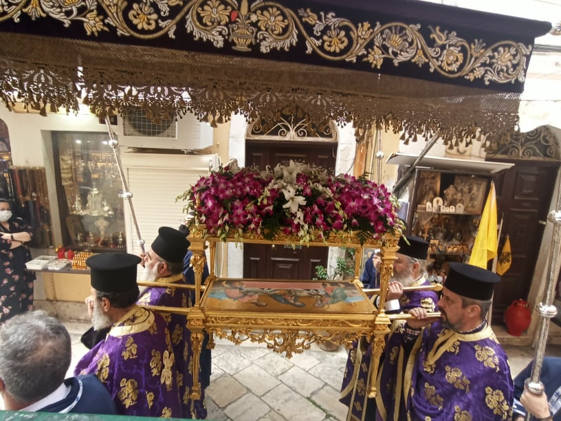 Μέγα Σάββατο στην Κέρκυρα με λιτάνευση του Αγίου Σπυρίδωνα