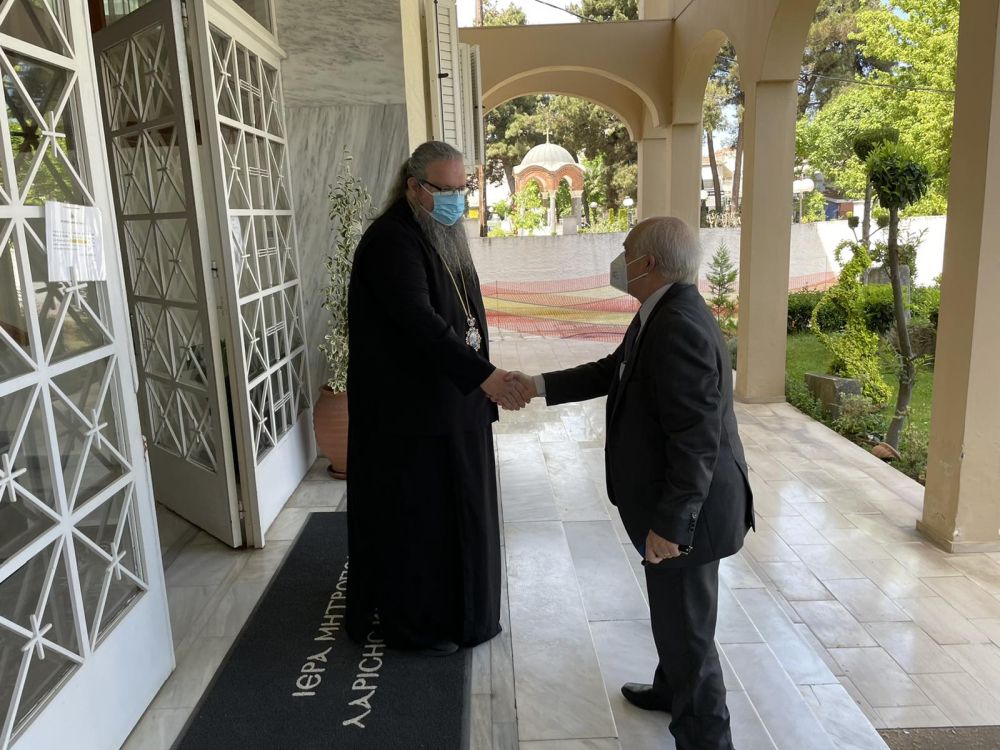 Επίσκεψη του Γενικού Γραμματέα ΕΕΚΔΒΜ & Ν στον Σεβασμιώτατο