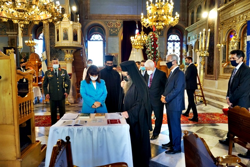 Η ΠτΔ στην έκθεση για τον Ευαγγελιστή Μάρκο στη Χίο