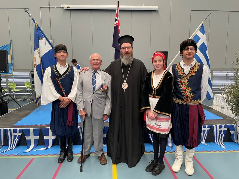 Commemoration of 80th anniversary of Battle of Crete at Greek Orthodox day school of St Andrew’s Grammar in Perth