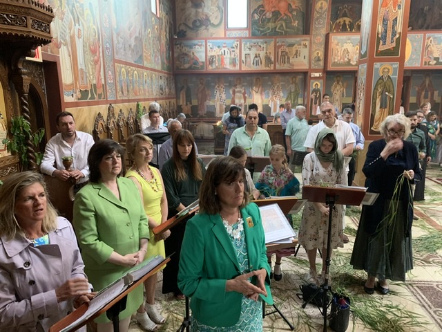 Holy Trinity Day at New Gracanica Monastery