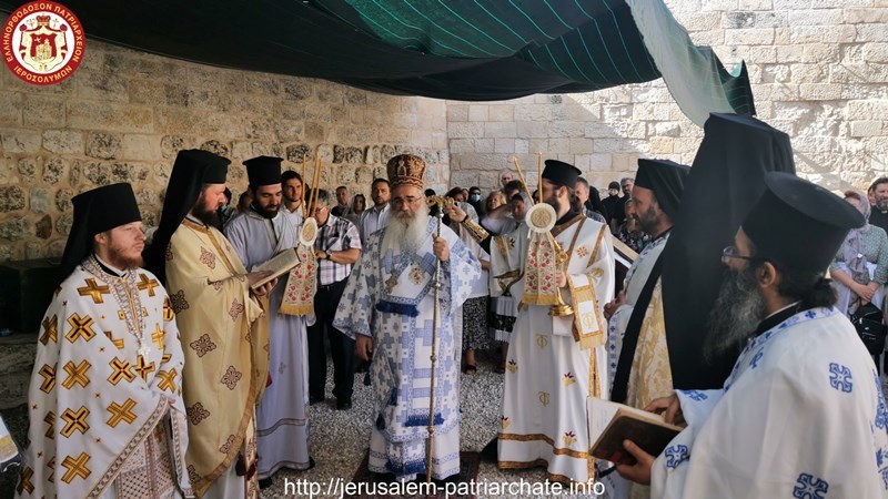 البطريركية الأورشليمية تحتفل بعيد الصعود الالهي