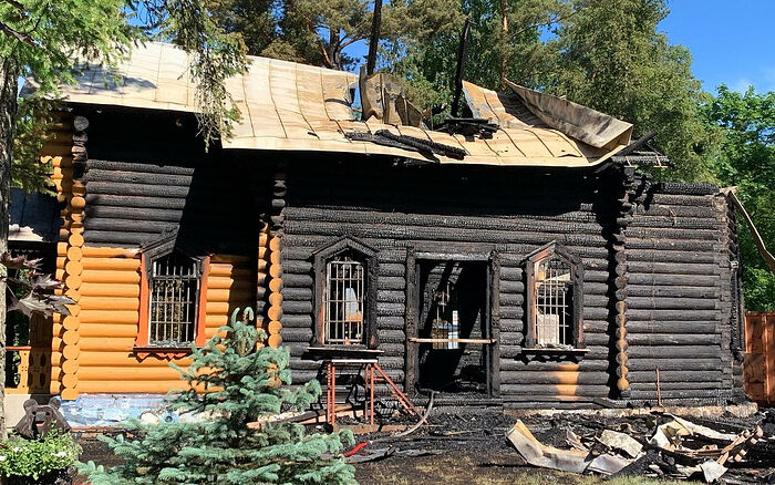 ESTONIA: ARSON SUSPECTED AS 19TH-CENTURY WOODEN CHURCH GOES UP IN FLAMES TWICE THIS YEAR