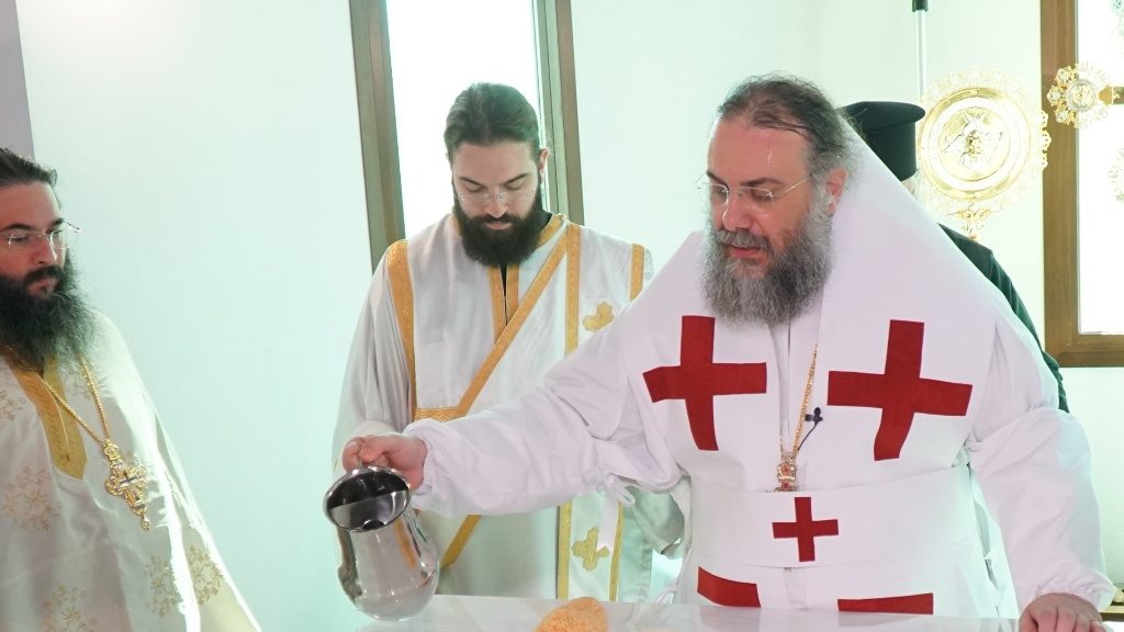 Ο Μητροπολίτης Τρίκκης εγκαινίασε τον Ι.Ν. Αγίου Οικουμενίου Σεισμοπλήκτων