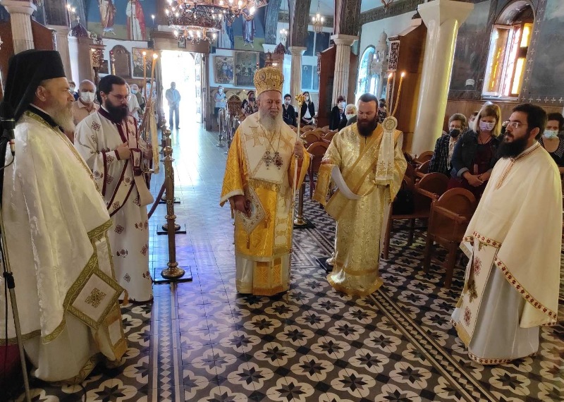 Ο Μητροπολίτης Χαλκίδος στην ενορία του Τιμίου Προδρόμου