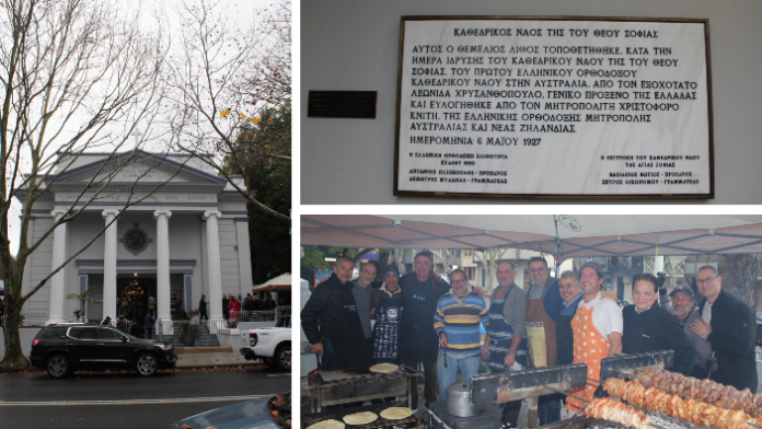 Hundreds gather at Saint Sophia Cathedral in Paddington to enjoy BBQ and see restorations
