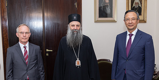 Serbian Patriarch received OSCE High Commissioner on National Minorities