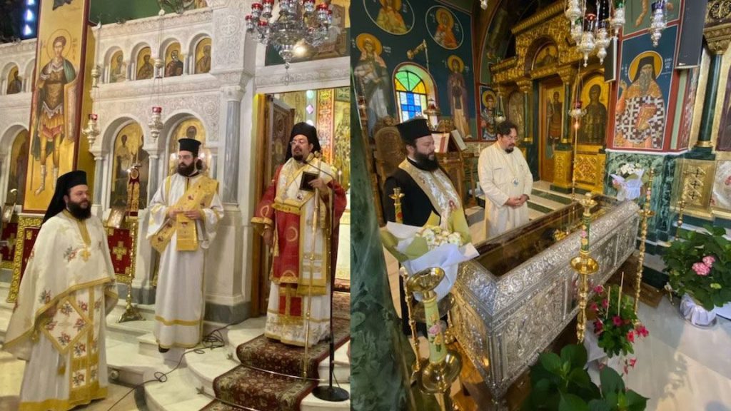 Ο Μητροπολίτης Μπουένος Άιρες στους Αγίους Αναργύρους Ν. Ιωνίας