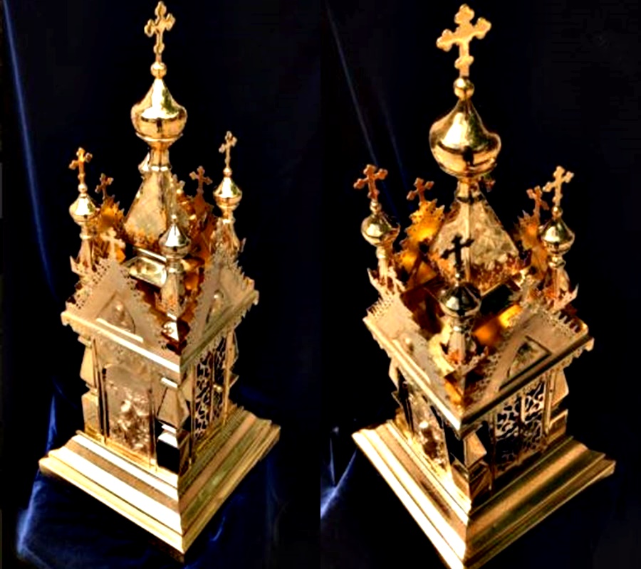 Επιχρυσώθηκε το αρτοφόριο-δώρο του Τσάρου Μπόρις Γ’