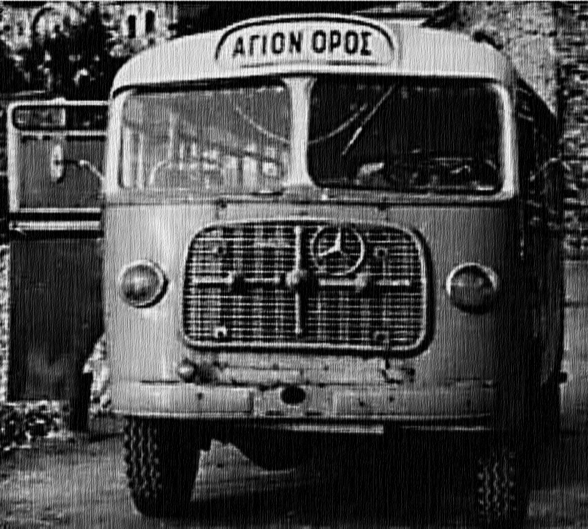 Το πρώτο όχημα που κυκλοφόρησε στο Άγιον Όρος