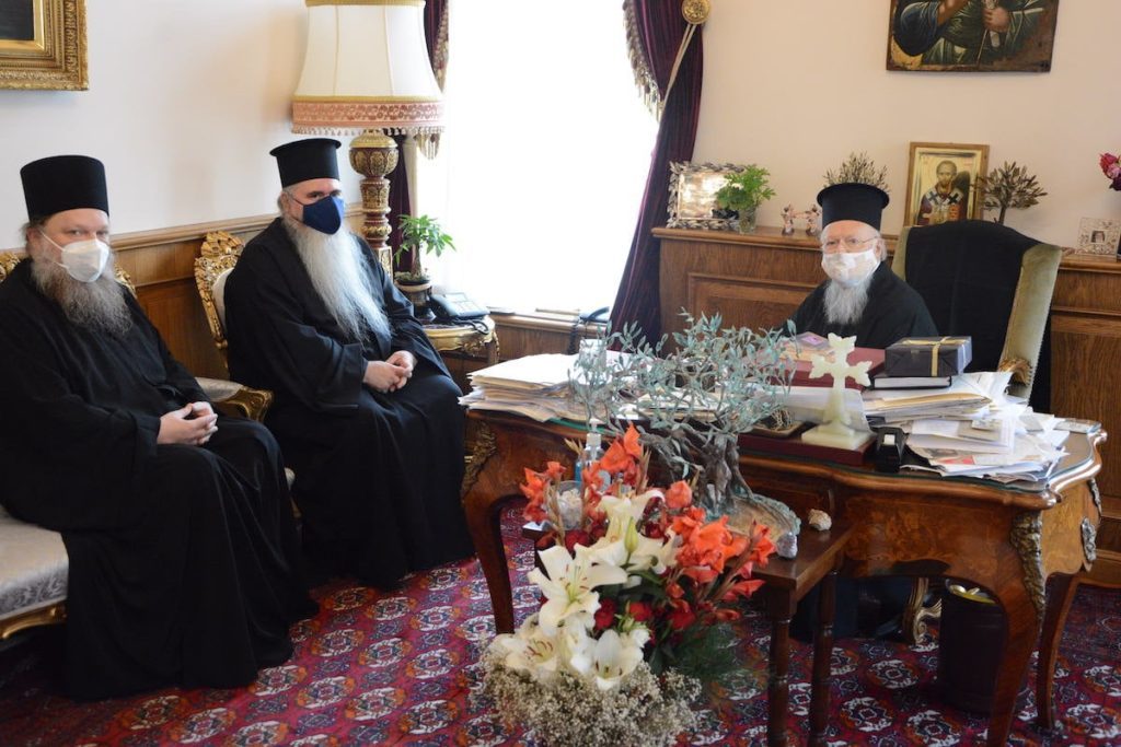 Ecumenical Patriarch receives Mt. Athos delegation