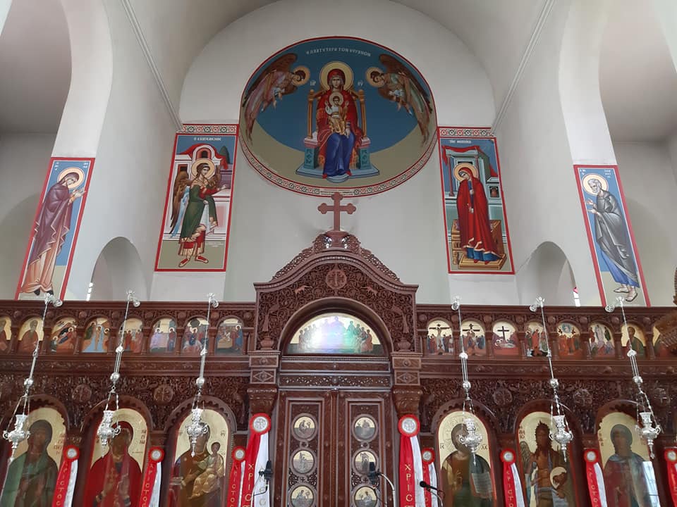 Τοποθετήθηκαν νέες αγιογραφίες: Οι Προπάτορες Ιωακείμ και Άννα δεόμενοι