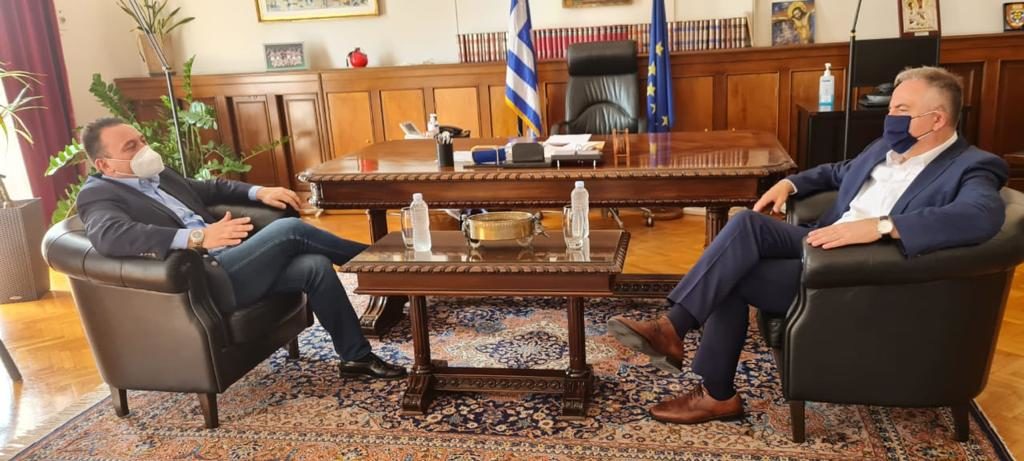 Συνάντηση Βλάση-Καλαφάτη: Άγιο Όρος και απόδημος ελληνισμός στην ατζέντα