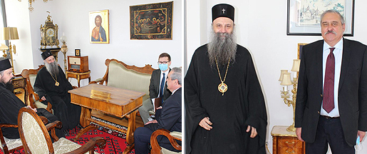 Патријарх српски примио амбасадора Русије у Хрватској