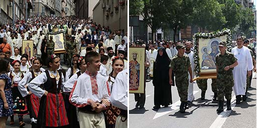 Благослов Свете Петке житељима престонице