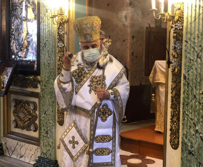 Κεκλεισμένων των θυρών η Πεντηκοστή στην Ιερά Μητρόπολη Δέρκων