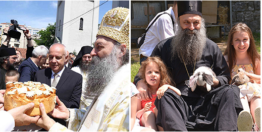 On Ascensioin Day the Patriarch celebrated in the Ascension Church