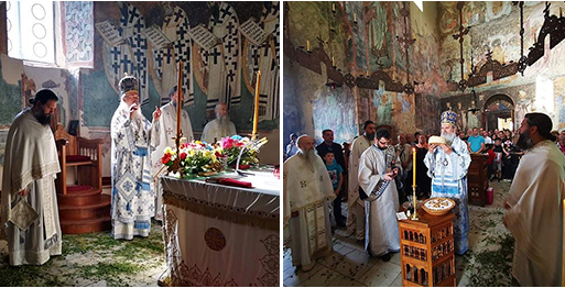 The Feast day in Sopocani Monastery