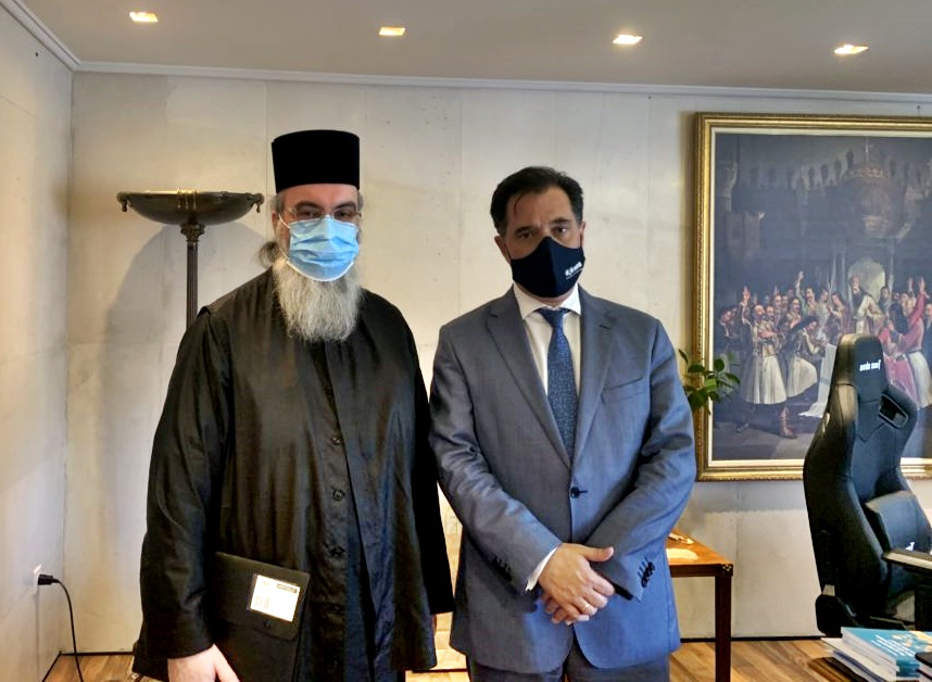Συνάντηση Μητροπολίτου Κισάμου με τον Άδωνι Γεωργιάδη