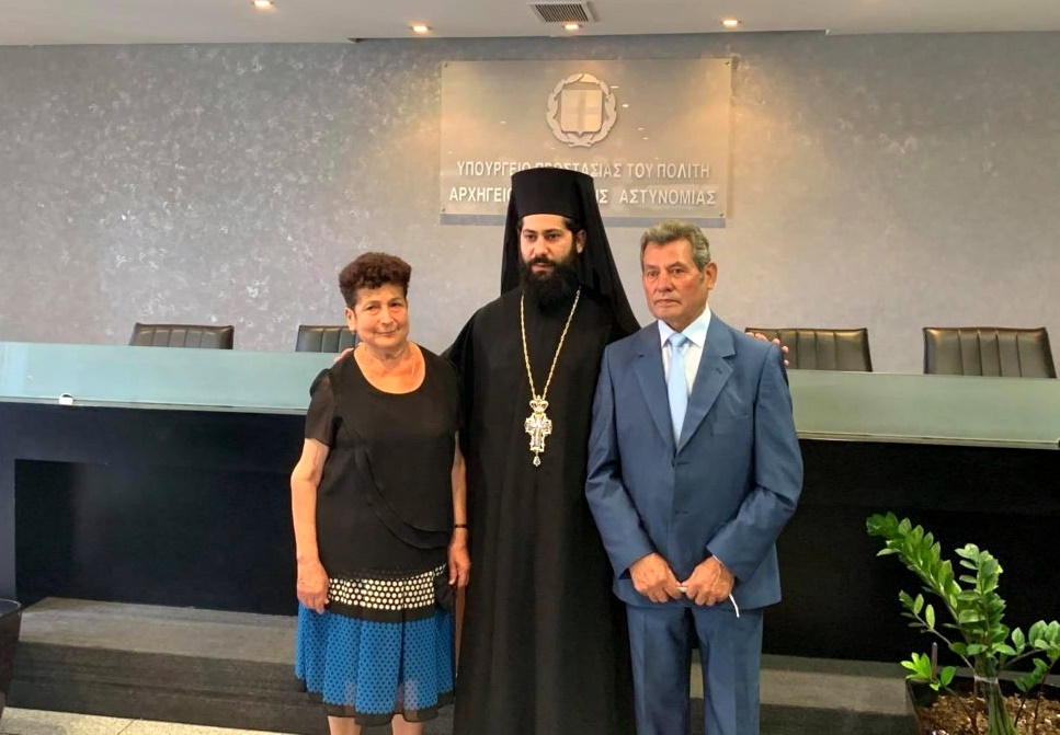 Ανέλαβε καθήκοντα στην ΕΛ.ΑΣ παρουσία των γονέων του