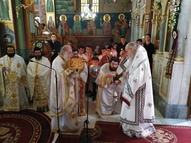 Ο Μητροπολίτης Αιτωλίας στη πανήγυρη της Αγίας Τριάδος Αγρινίου