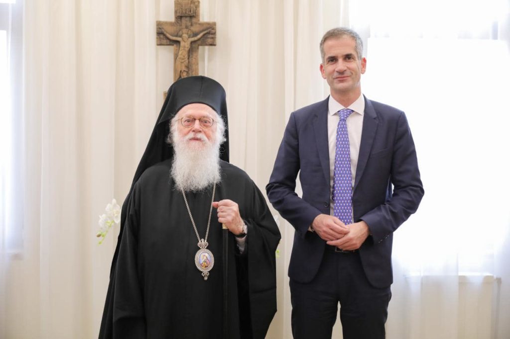 Archbishop of Albania receives visiting Mayor of Athens