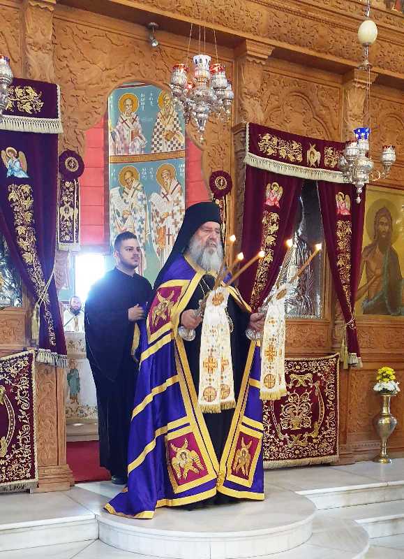 Στον Άγιο Δημήτριο Παραλιμνίου ο Μητροπολίτης Λεμεσού