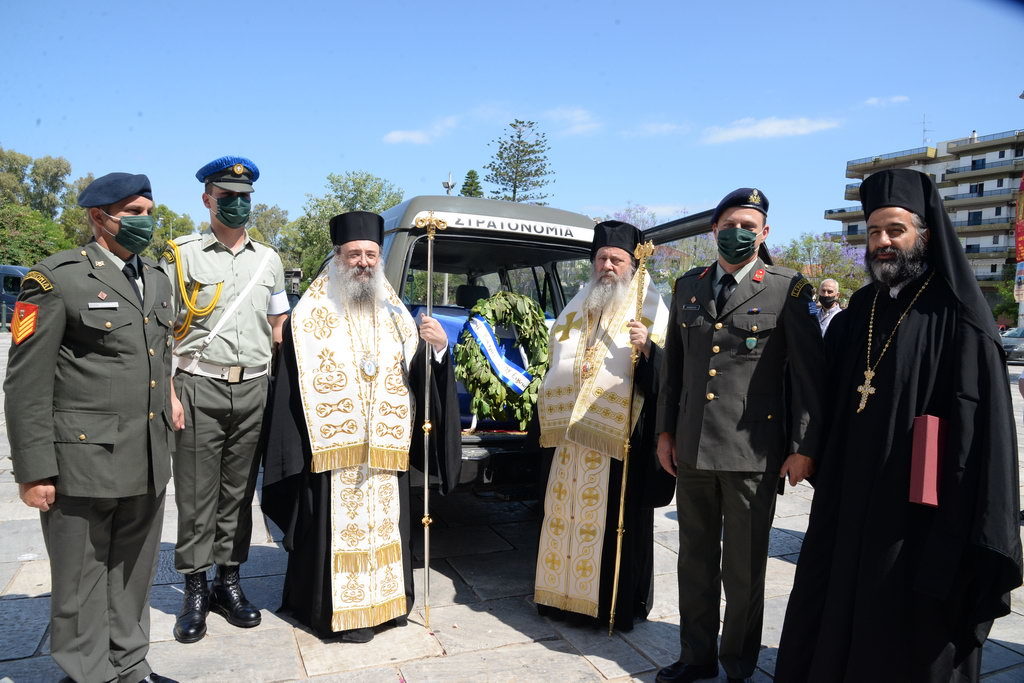 Ο Εθνεγέρτης Ιεράρχης επέστρεψε στη γενέτειρά του (ΦΩΤΟ)