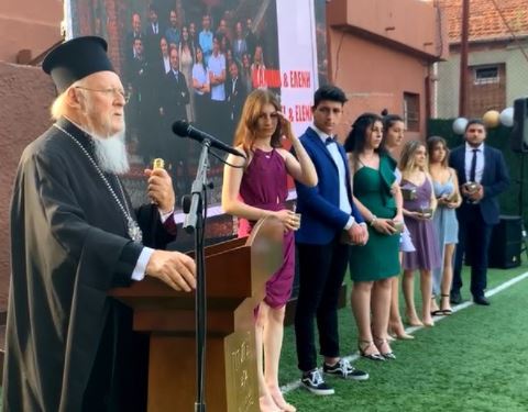 Πατρικές συμβουλές στους νέους έδωσε ο Οικουμενικός Πατριάρχης