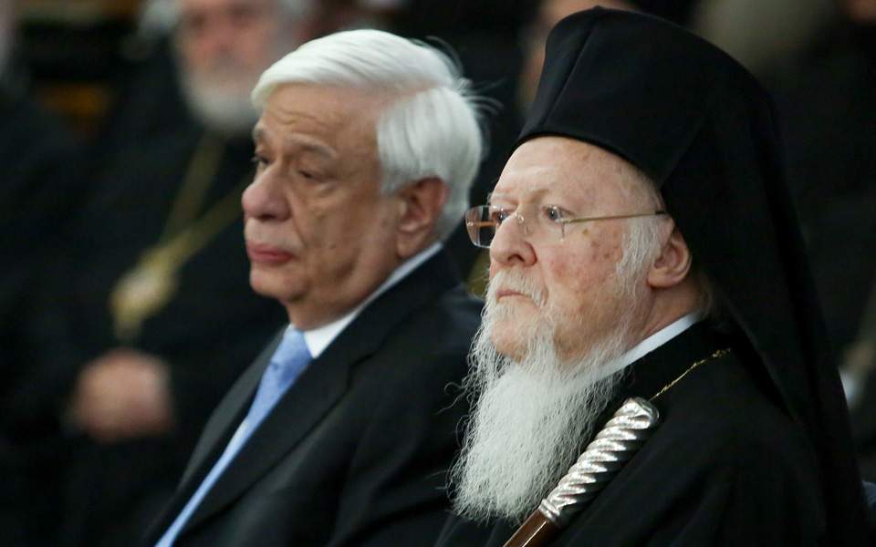 Ο Προκόπης Παυλόπουλος ευχήθηκε στον Οικουμενικό Πατριάρχη