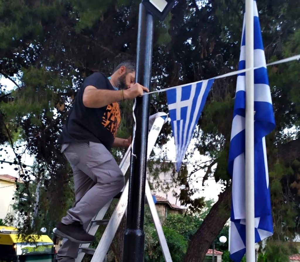 Προετοιμασίες πανηγύρεως στην Αγία Τριάδα Ν. Φιλαδέλφειας