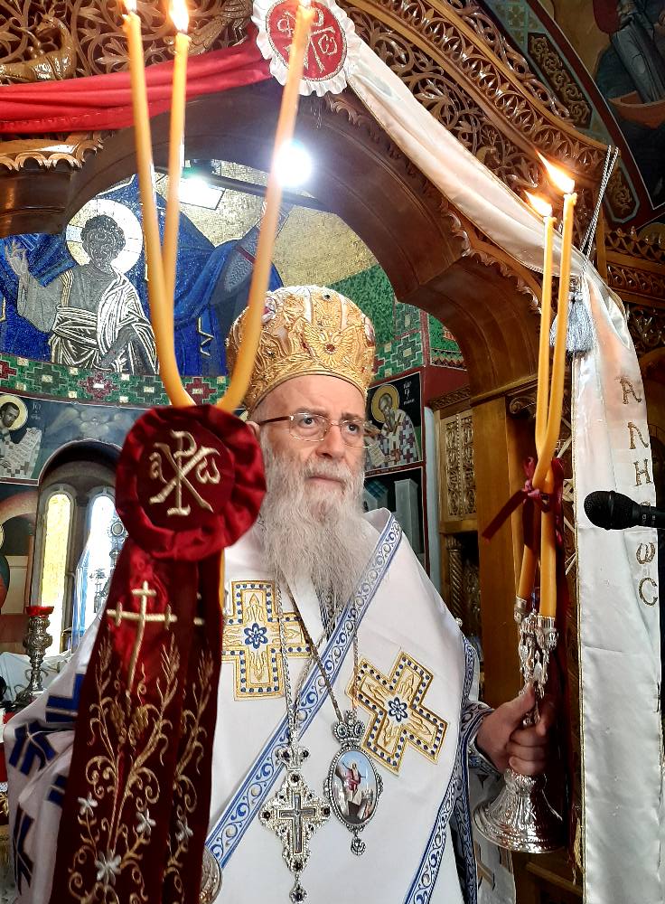 Στον Ιερό Ναό Αγίου Χαραλάμπους Καστέλλας ο Μητροπολίτης Προικοννήσου