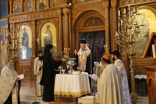 Εορτάστηκε ο Άγιος Σωφρόνιος στο νέο του Παρεκκλήσιο