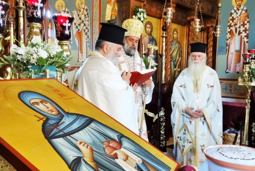 Η Λέρος πανηγύρισε την Αγία Ειρήνη Χρυσοβαλάντου