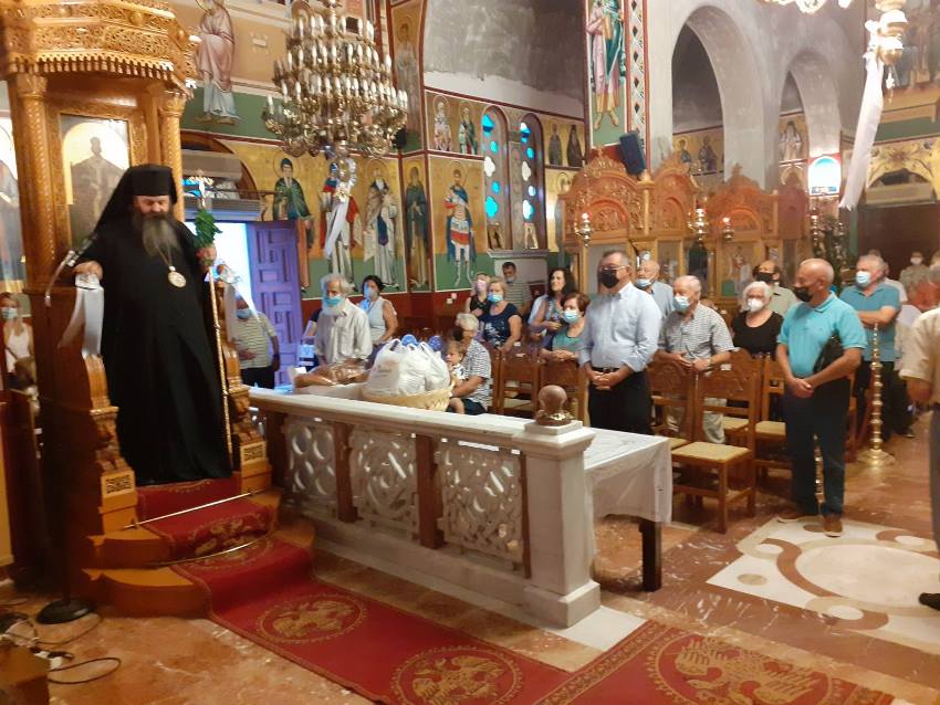 Πανηγυρικός Αρχιερατικός Εσπερινός στην Αγία Άννα Κορίνθου