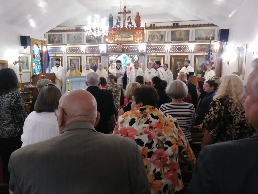 Funeral of protopresbyter-stavrophor Adam Yonitch
