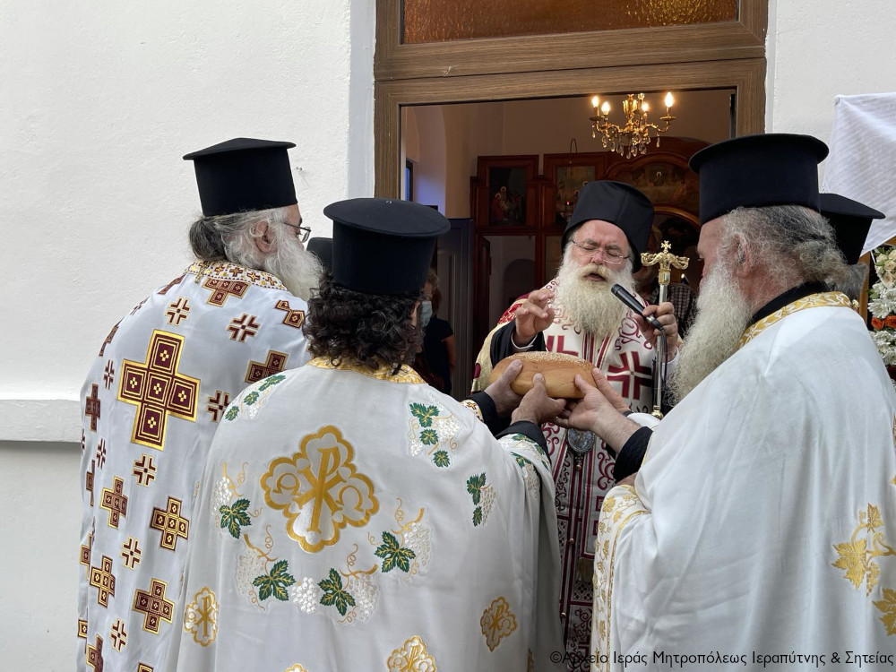 Εσπερινός της εορτής της Αγίας Μαρίνας στους Καλογέρους Ιεράπετρας