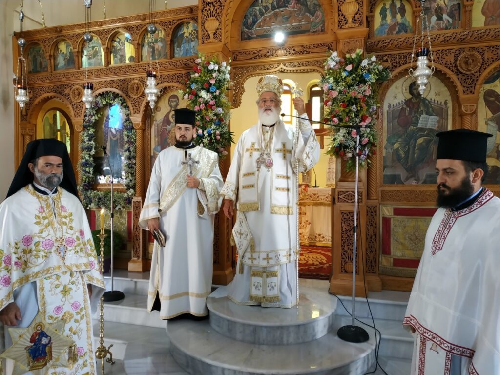 Στη Μονή Αγίας Μαρίνης Βόνης ιερούργησε ο Μητροπολίτης Αρκαλοχωρίου
