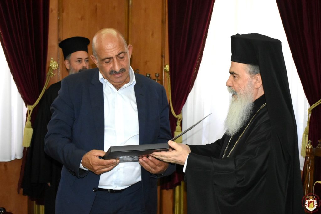 Ο Δήμαρχος της Beit Jala στον Πατριάρχη Ιεροσολύμων