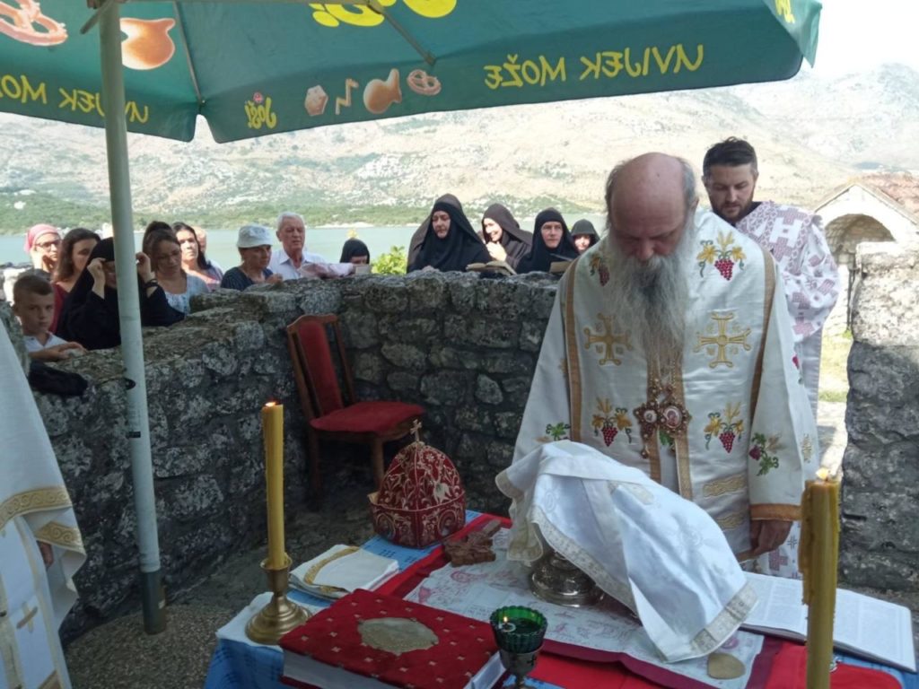 Слава манастира Морачник; богослужио владика Јован