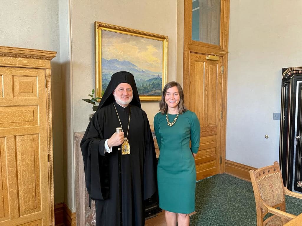 O Αρχιεπίσκοπος Αμερικής στην δήμαρχο του Σολτ Λέικ Σίτι